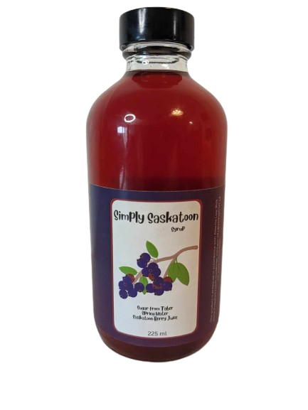 Simply Saskatoon Syrup